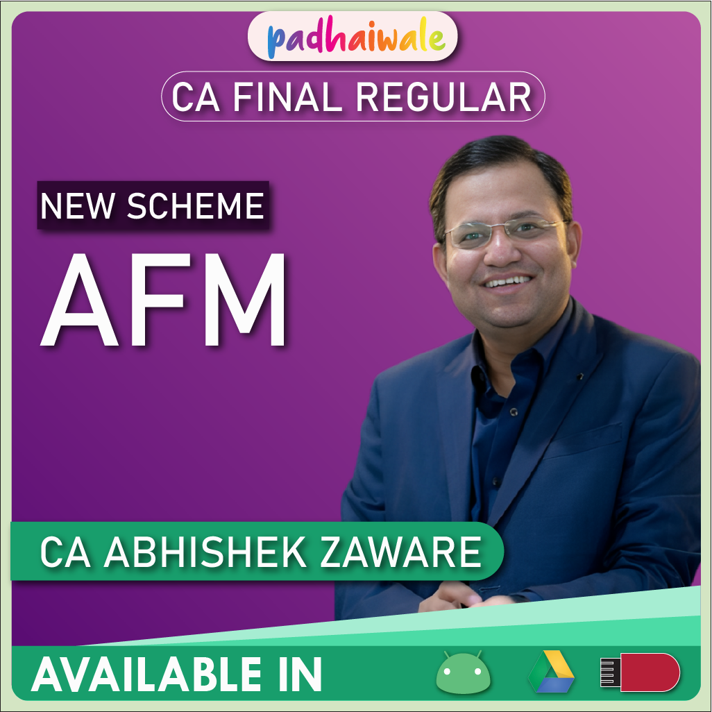 CA Final AFM Live New Scheme Abhishek Zaware
