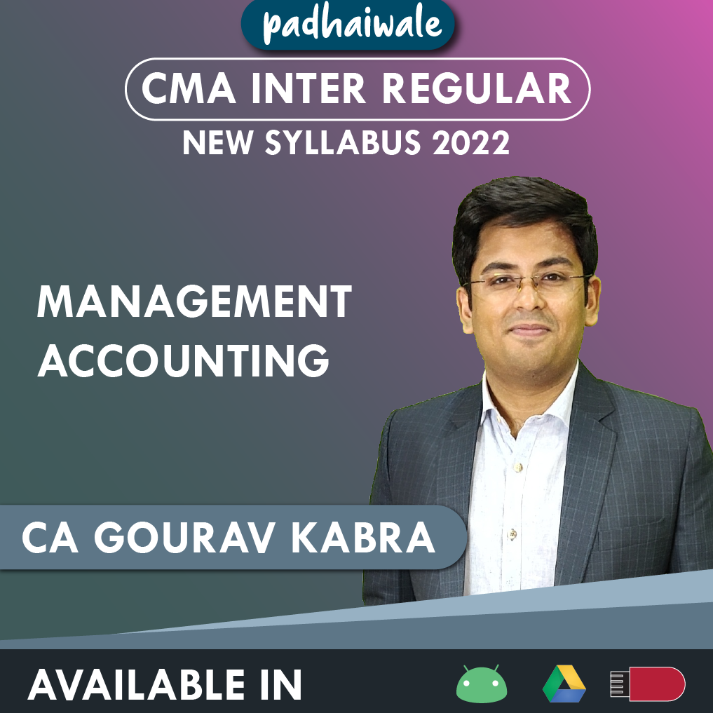 CMA Inter Management Accounting Live New Syllabus Gourav Kabra