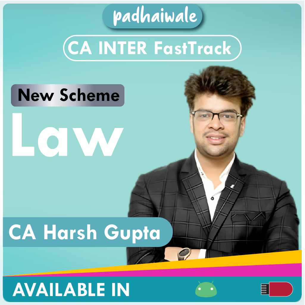 CA Inter Law FastTrack New Scheme Harsh Gupta