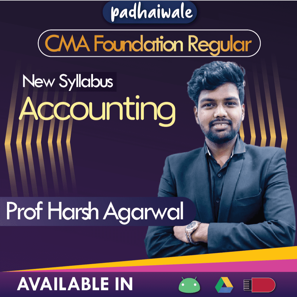 CMA Foundation Accounting Harsh Agarwal