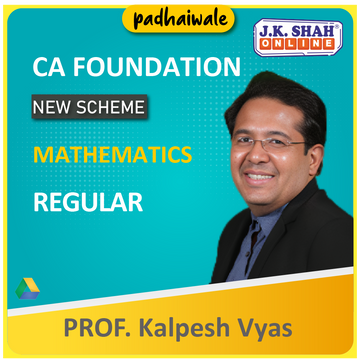 CA Foundation Business Mathematics New Scheme Kalpesh Vyas