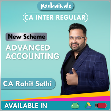 CA Inter Advanced Accounting New Scheme Rohit Sethi