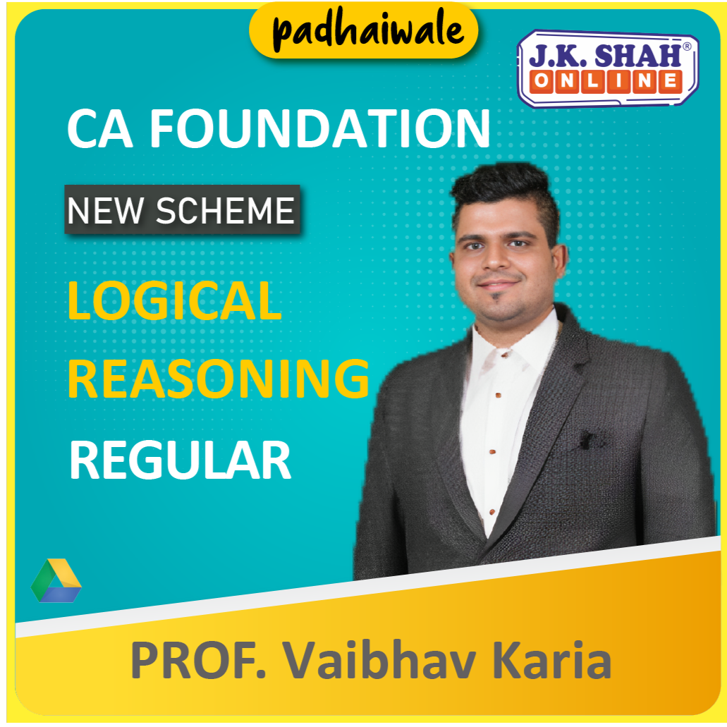 CA Foundation Logical Reasoning New Scheme Vaibhav karia