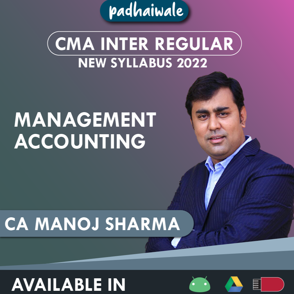 CMA Inter Management Accounting Manoj Sharma