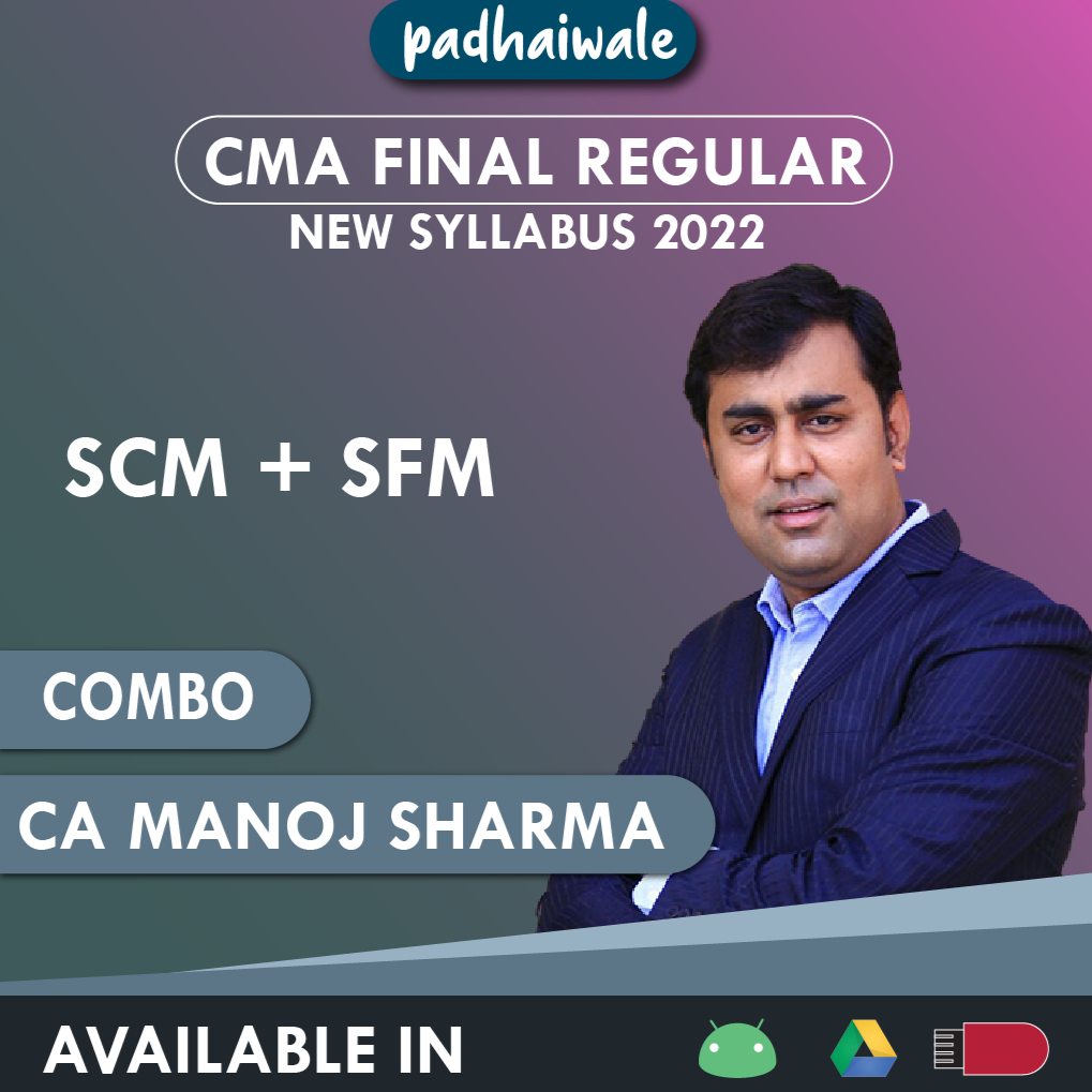 CMA Final SCM + SFM Combo Manoj Sharma