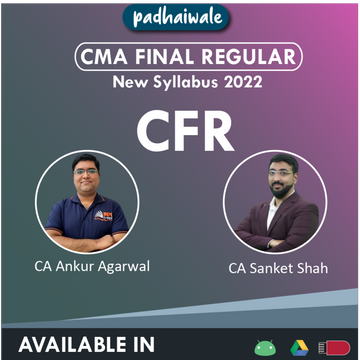 CMA Final Corporate Financial Reporting Ankur Agarwal Sanket Shah
