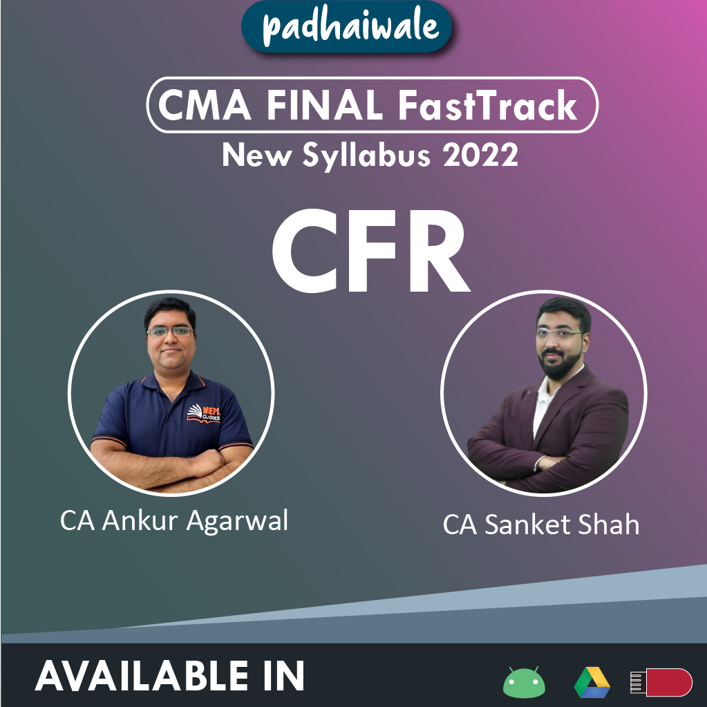 CMA Final Corporate Financial Reporting FastTrack Ankur Agarwal Sanket Shah