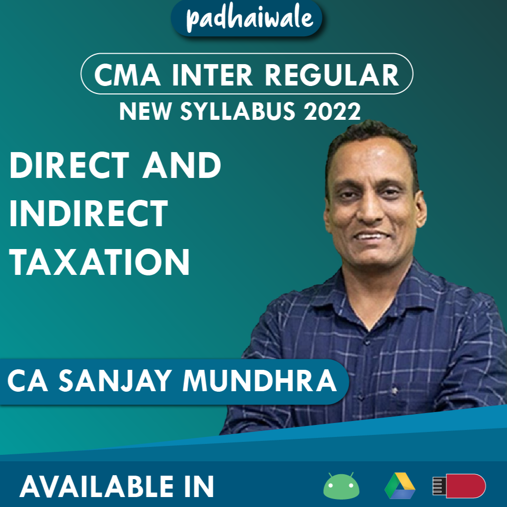 CMA Inter Direct & Indirect Taxation New Syllabus Sanjay Mundhra