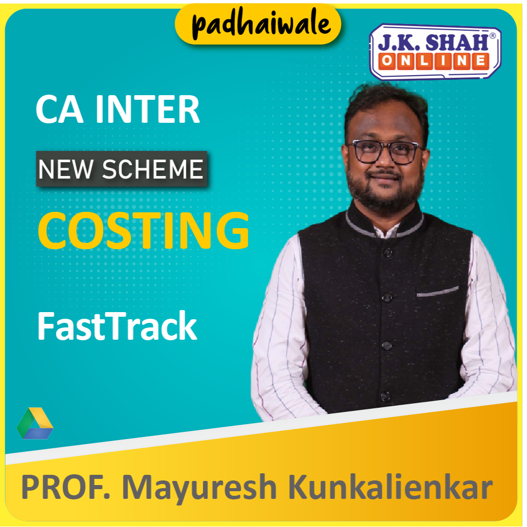 CA Inter Costing FastTrack New Scheme Mayuresh Kunkalienkar