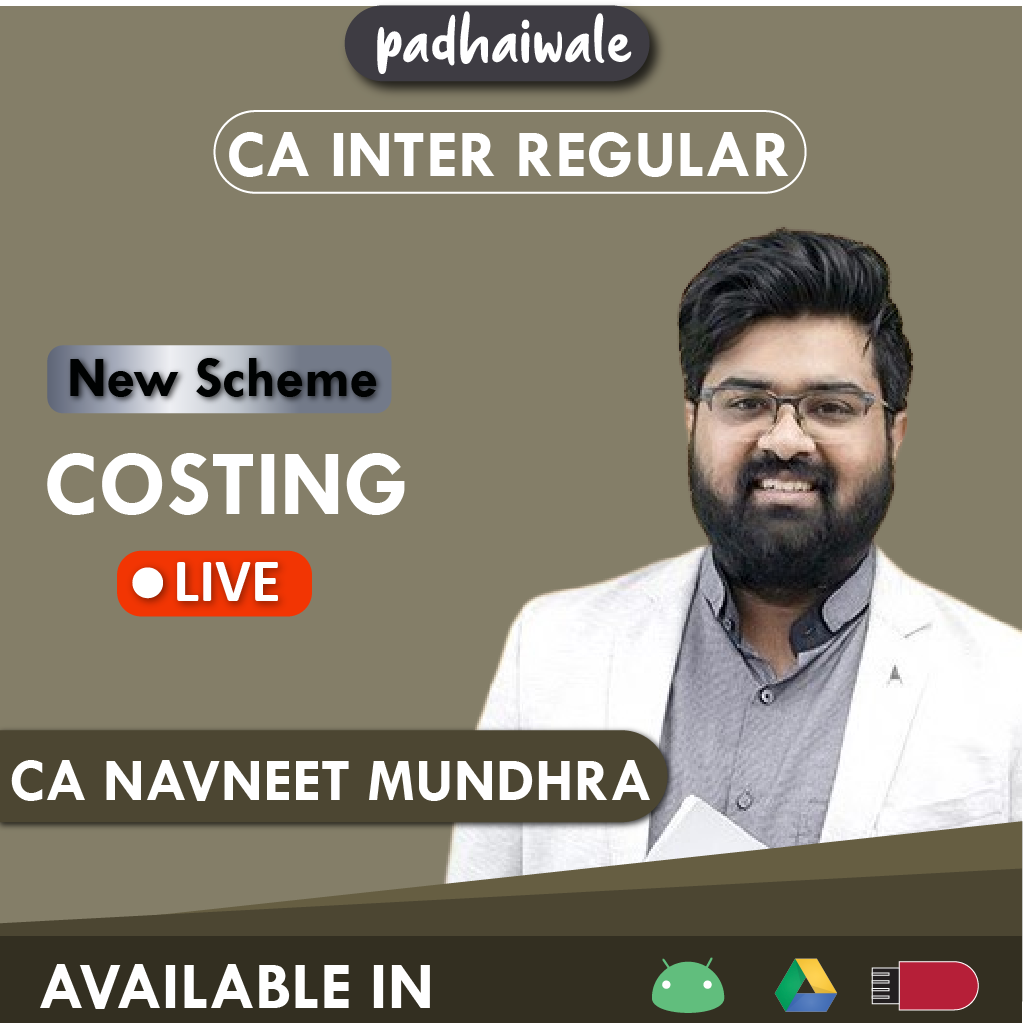 CA Inter Costing Live New Scheme Navneet Mundhra