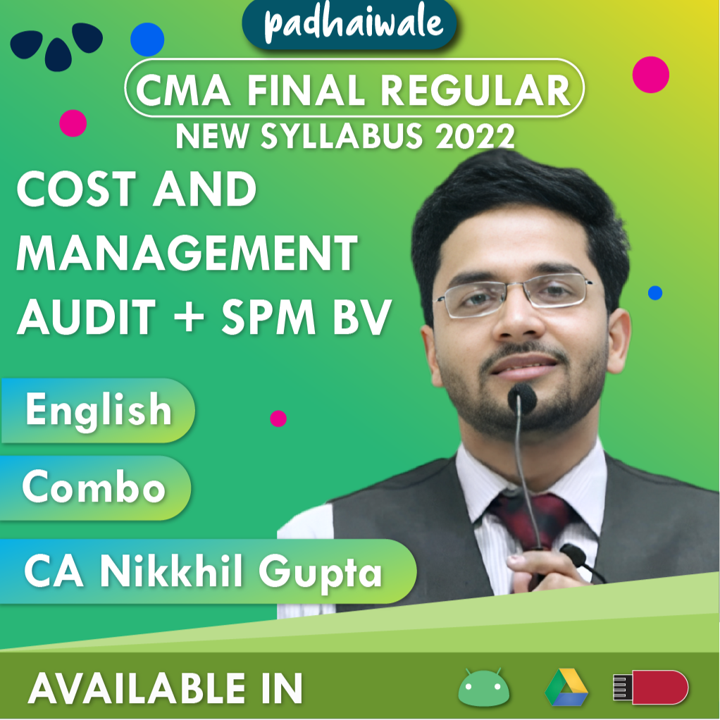 CMA Final Cost and Management Audit + SPMBV English nikhil gupta