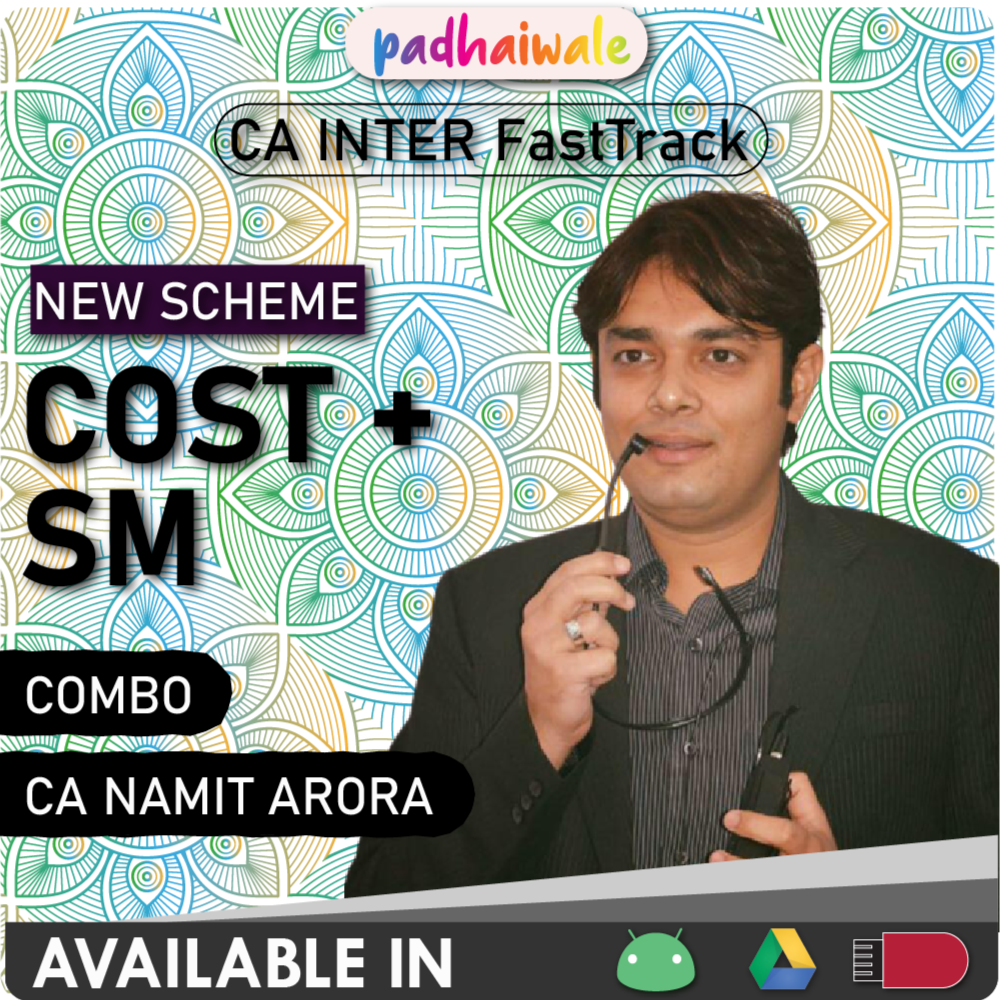 CA Inter Cost + SM Combo FastTrack New Scheme Namit Arora
