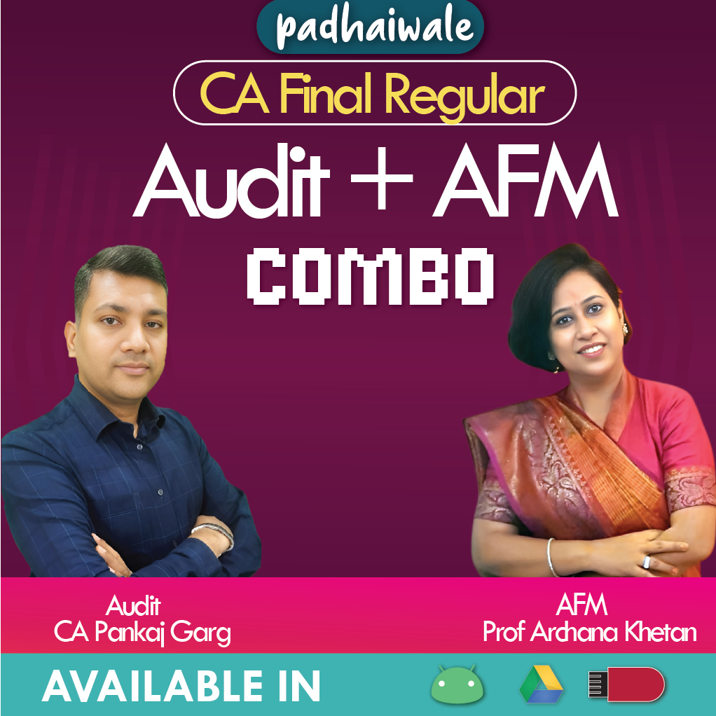 CA Final Audit + AFM Combo New Scheme Pankaj Garg Archana Khetan