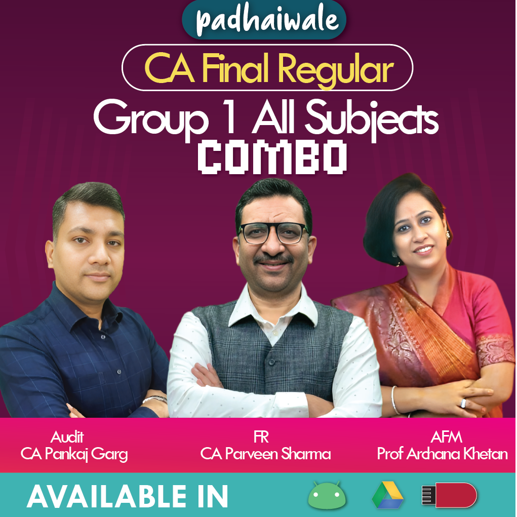 CA Final Group 1 All Subjects Combo New Scheme Parveen Sharma Pankaj Garg Archana Khetan