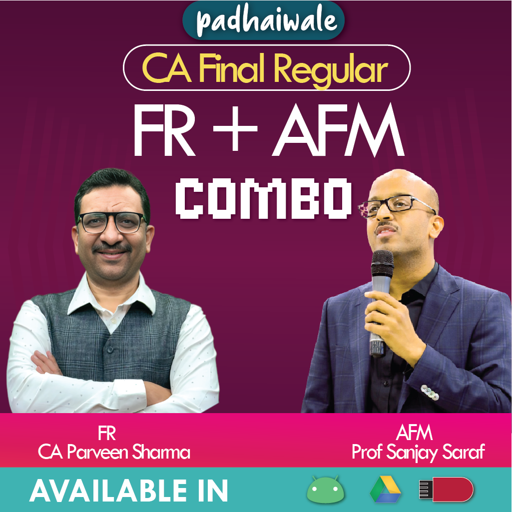 CA Final FR + AFM Combo New Scheme Parveen Sharma Sanjay Saraf