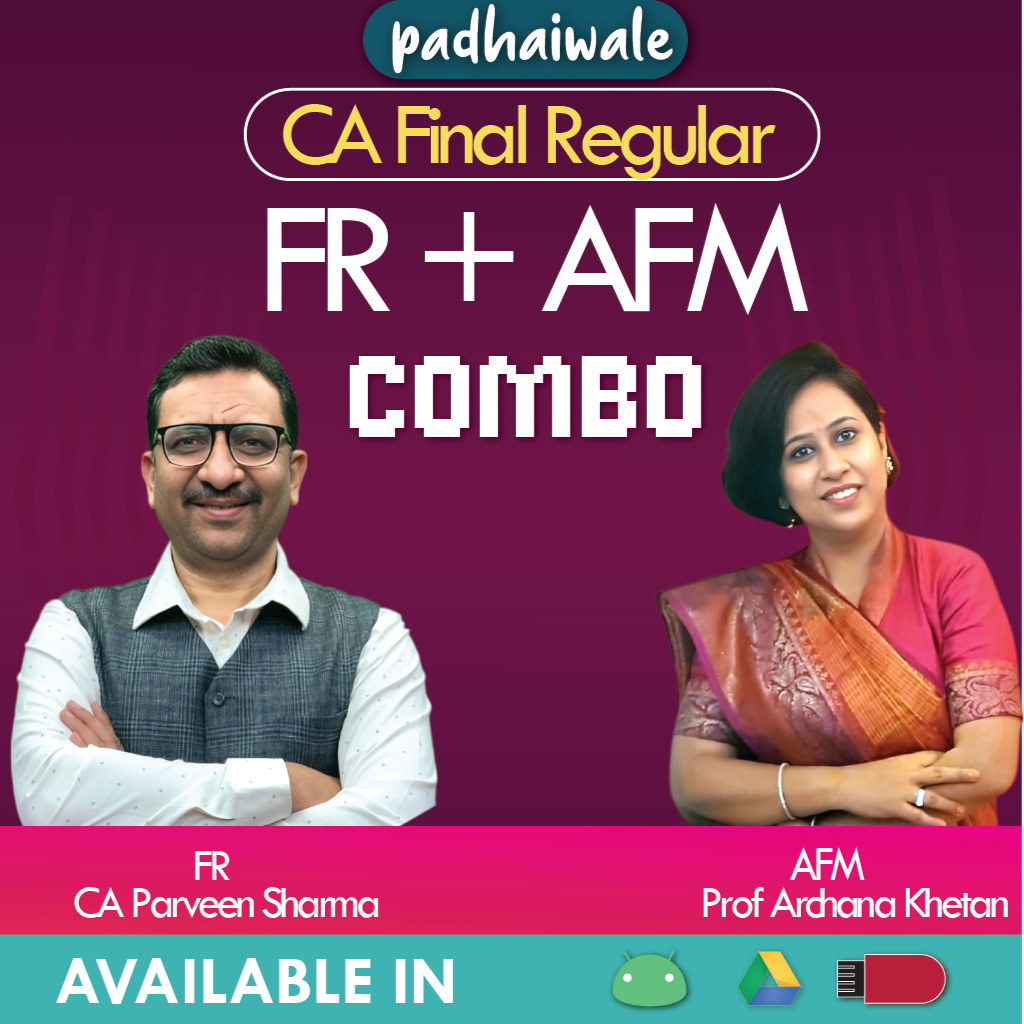 CA Final FR + AFM Combo New Scheme Parveen Sharma Archana Khetan