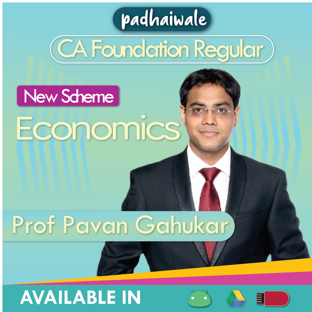 CA Foundation Economics New Scheme Pavan Gahukar