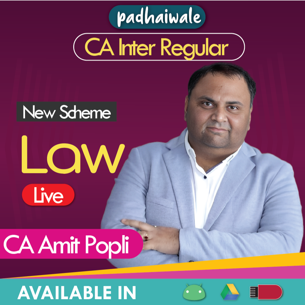 CA Inter Law Live  New Scheme Amit Popli