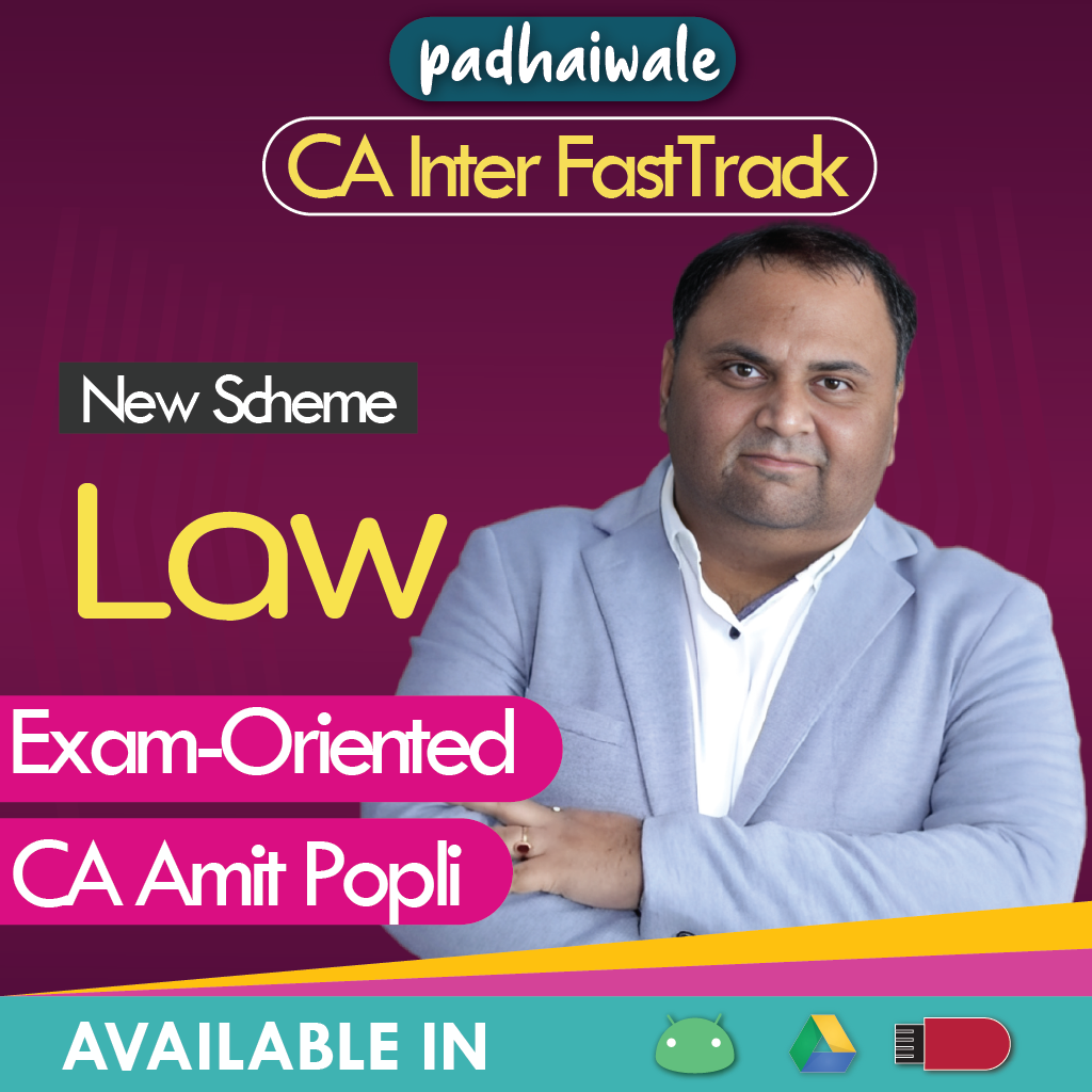 CA Inter Law FastTrack Exam-Oriented New Scheme Amit Popli
