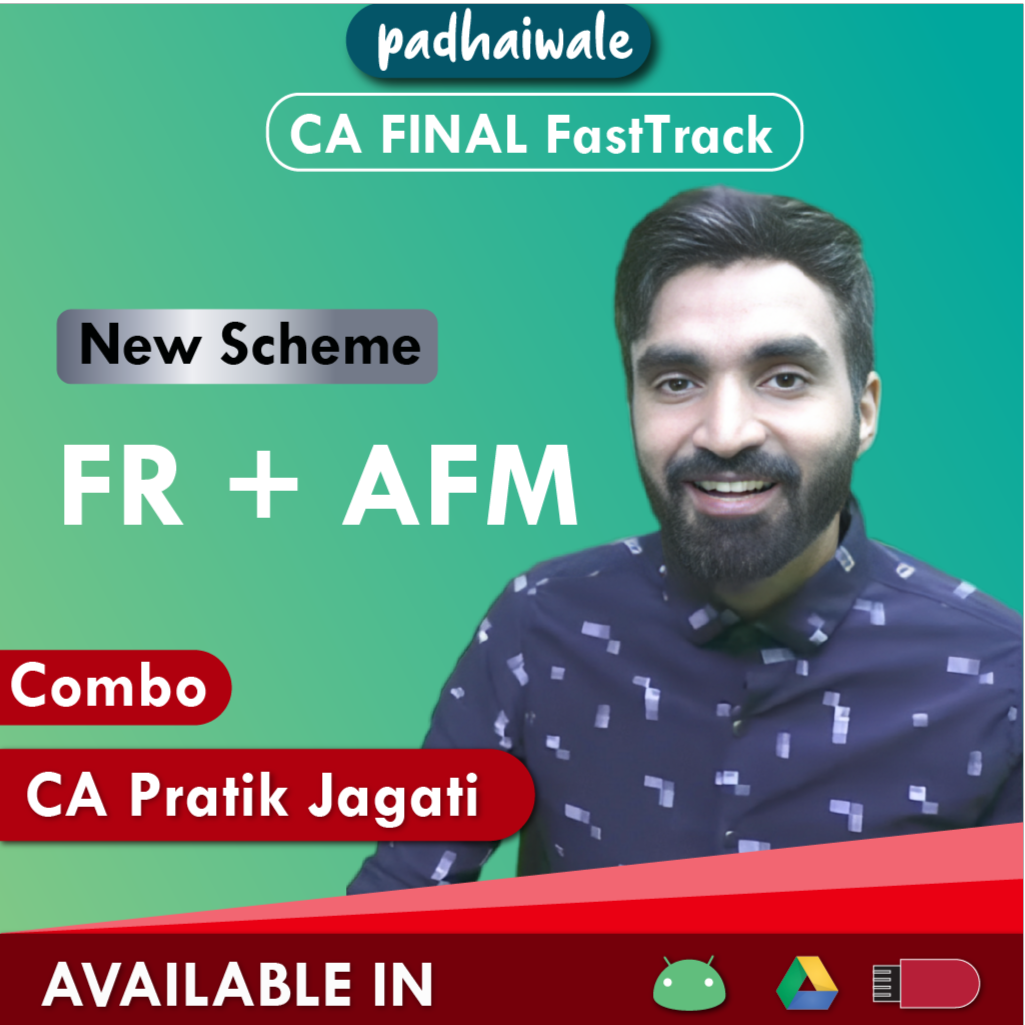CA Final FR + AFM Combo FastTrack New Scheme Pratik Jagati