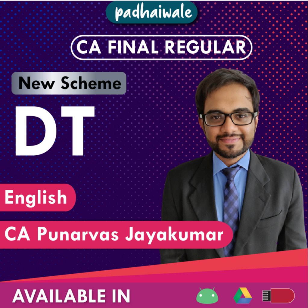 CA Final DT English New Scheme Punarvas Jayakumar