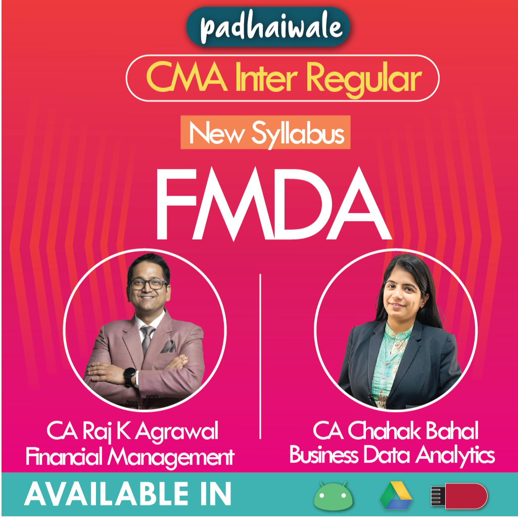 CMA Inter FMDA Raj K Agrawal Chahak Bahal