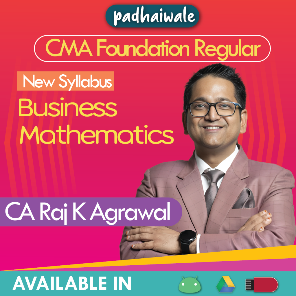 CMA Foundation Mathematics and Statistics Raj K Agrawal