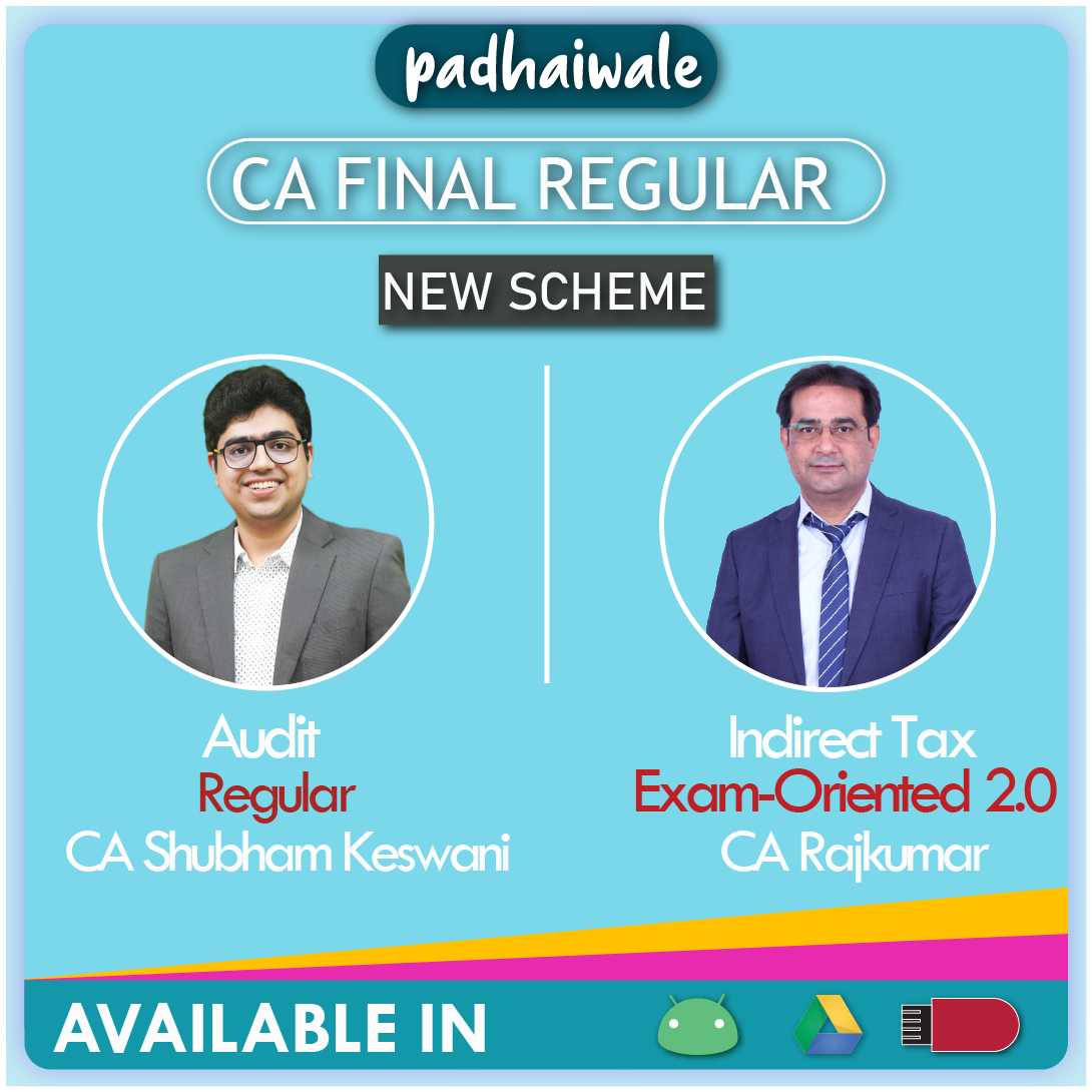 CA Final Audit Regular IDT Regular 2.0 Combo Exam-Oriented New Scheme Shubham Keswani Rajkumar