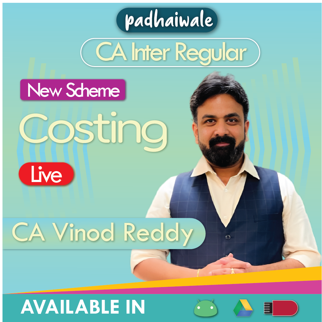 CA Inter Costing Live New Scheme Vinod Reddy