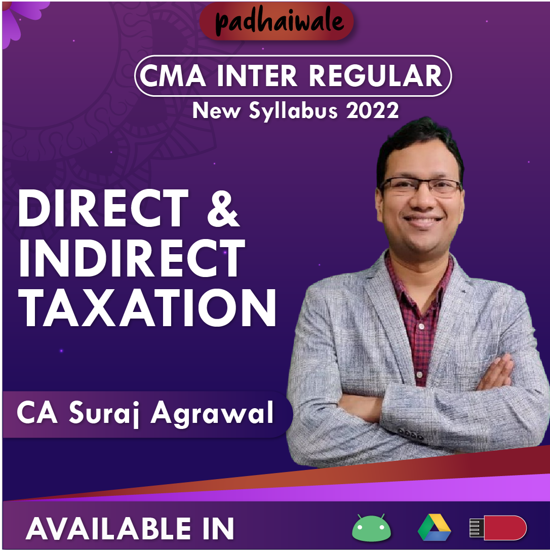 CMA Inter Direct and Indirect Taxation Suraj Agrawal