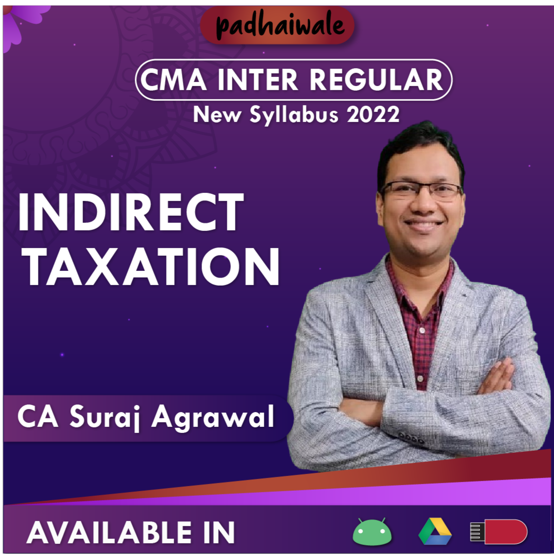 CMA Inter Indirect Taxation Suraj Agrawal