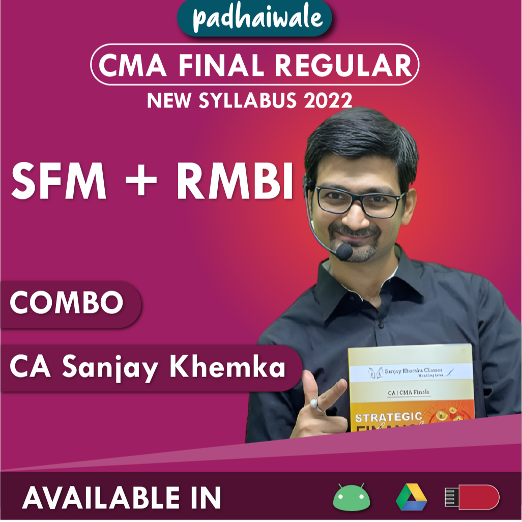 CMA Final SFM + RMBI Combo Sanjay khemka