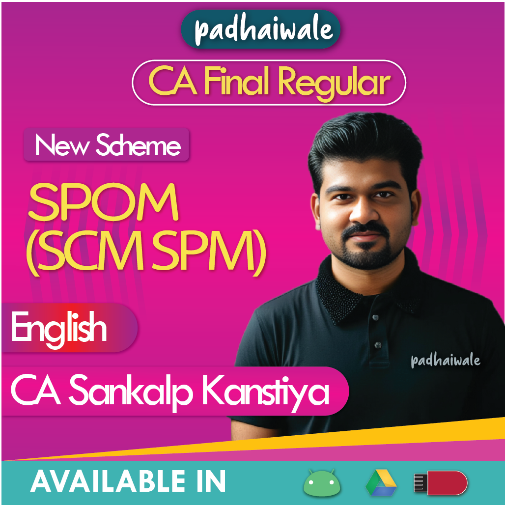 CA Final SPOM (SCM SPM) English Sankalp Kanstiya