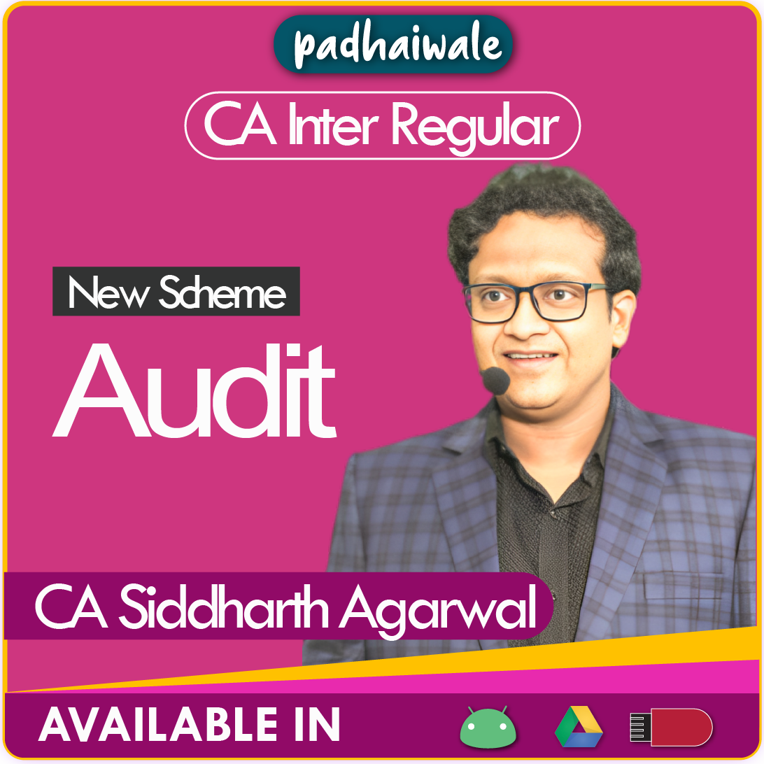 CA Inter Audit New Scheme Siddharth Agarwal