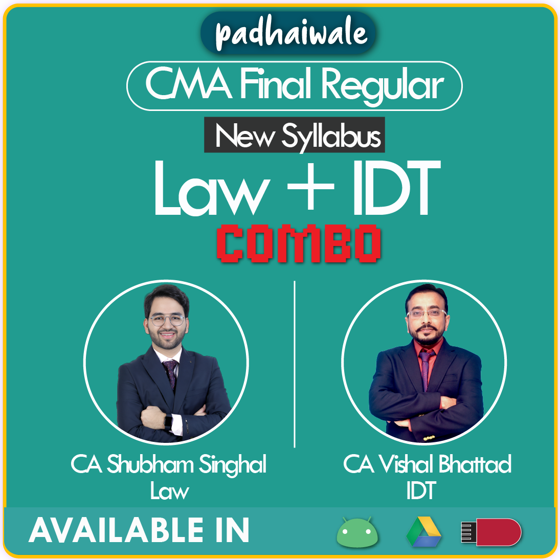 CMA Final Law + IDT Combo Shubham Singhal Vishal Bhattad
