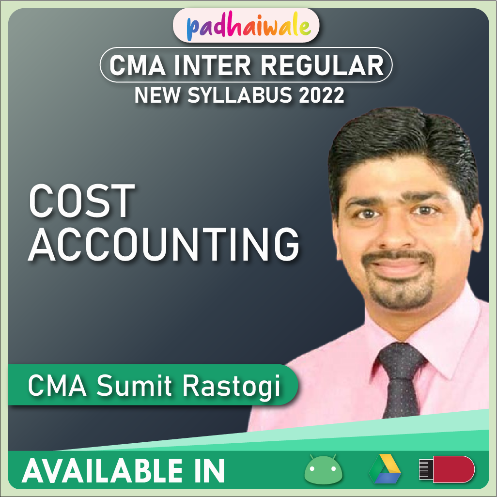 CMA Inter Cost Accounting New Syllabus Sumit Rastogi