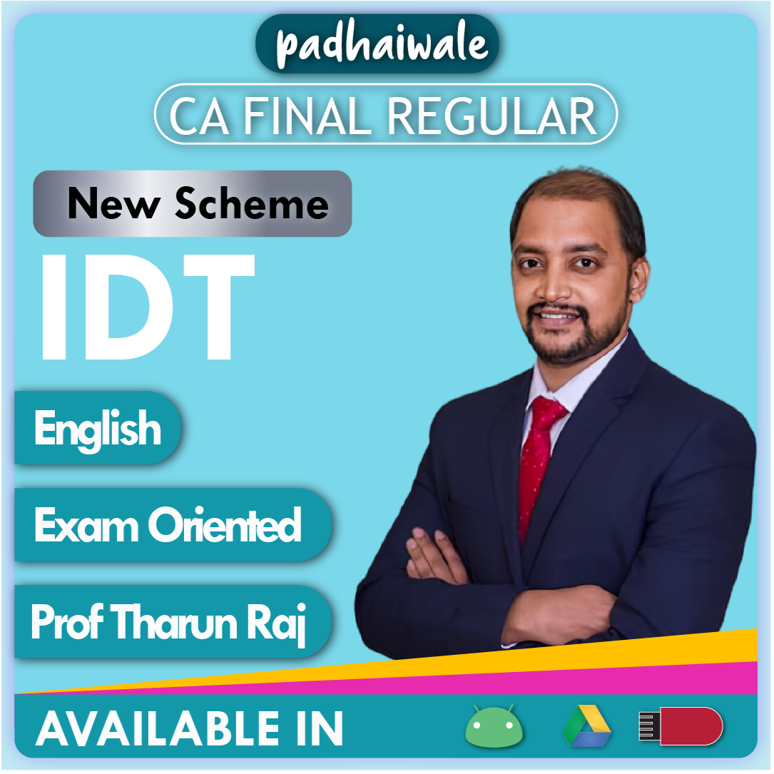 CA Final IDT English Exam oriented New Scheme Tharun Raj