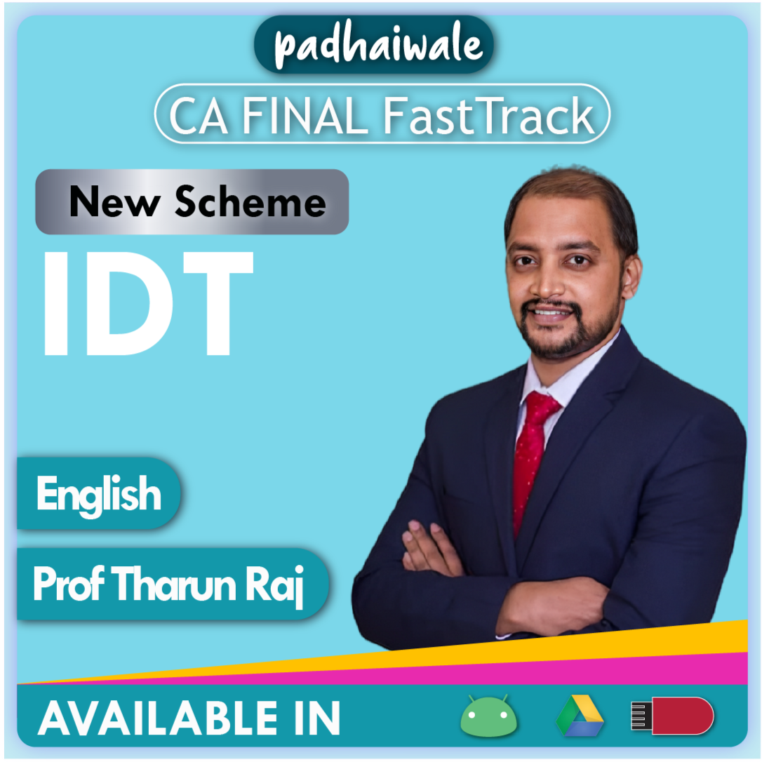 CA Final IDT English FastTrack New Scheme Tharun Raj