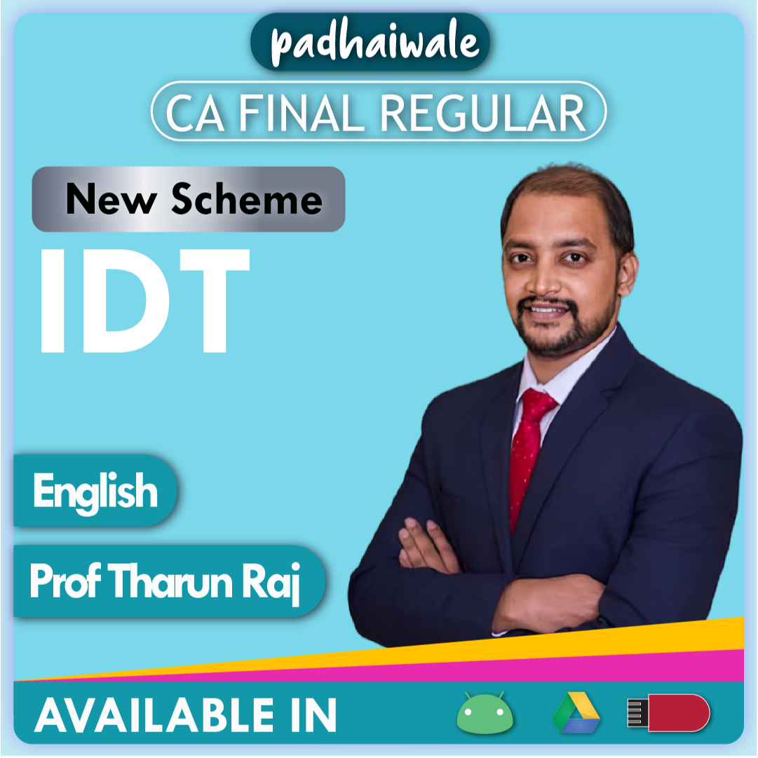 CA Final IDT English New Scheme Tharun Raj