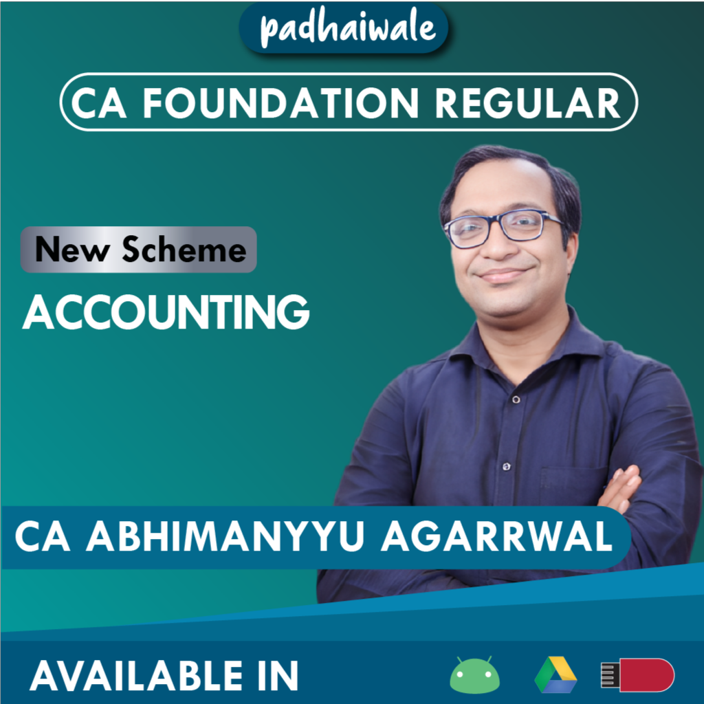 CA Foundation Accounting New Scheme Abhimanyyu Agarrwal