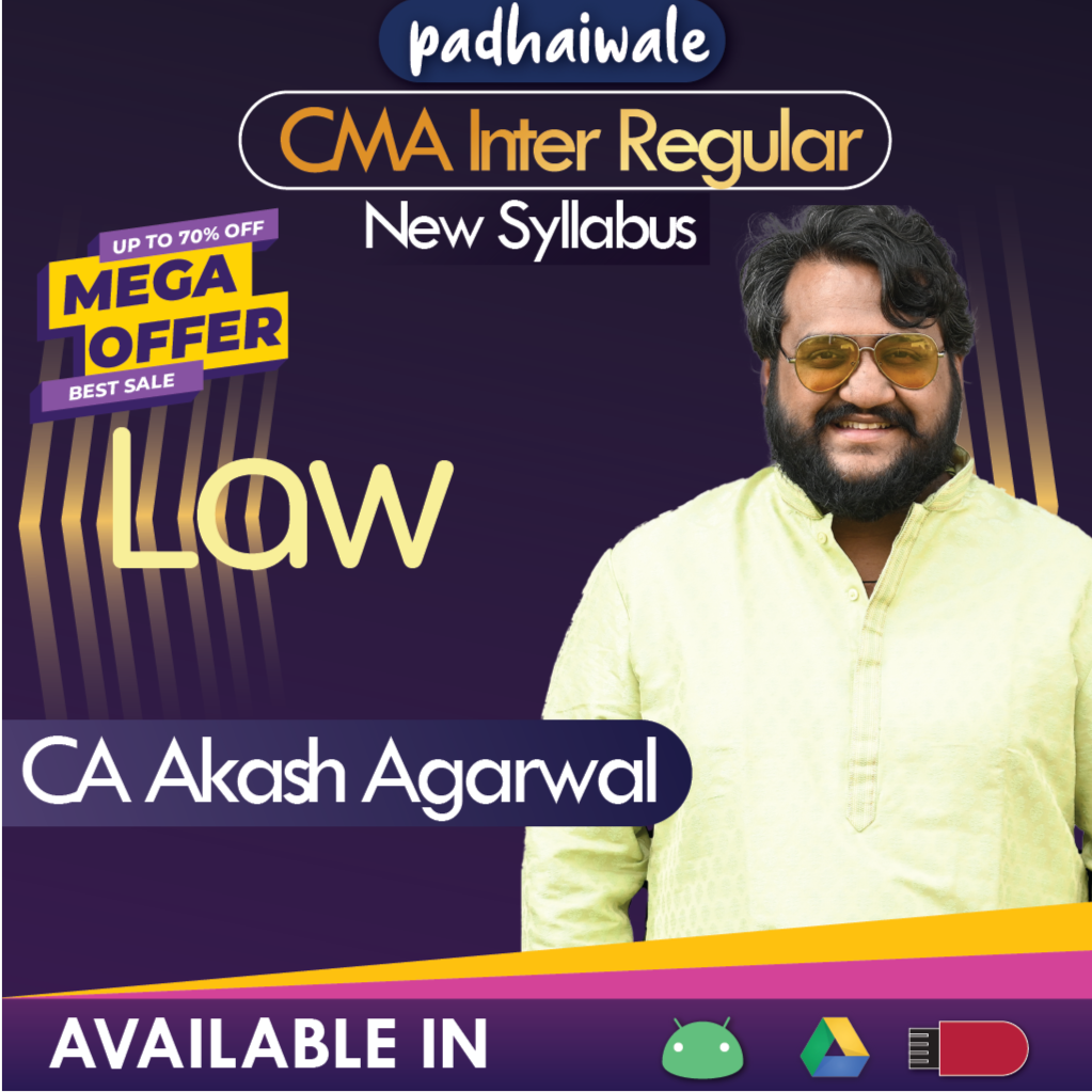 CMA Inter Law Mega Offer Akash Agarwal
