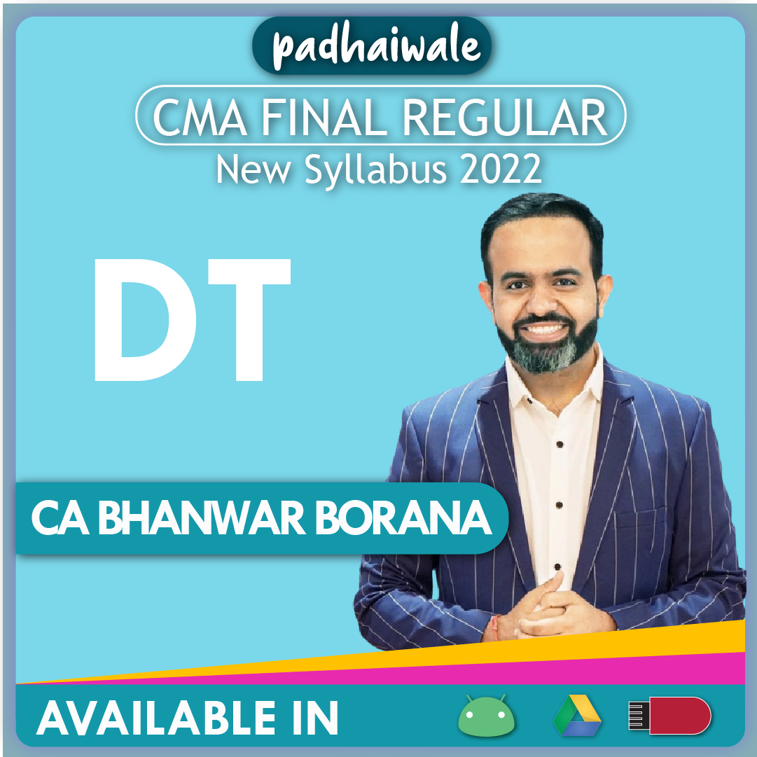 CMA Final DT New Syllabus Bhanwar Borana