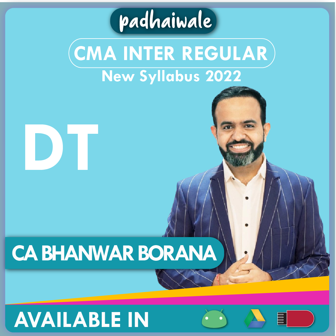 CMA Inter Direct Taxation New Syllabus Bhanwar Borana