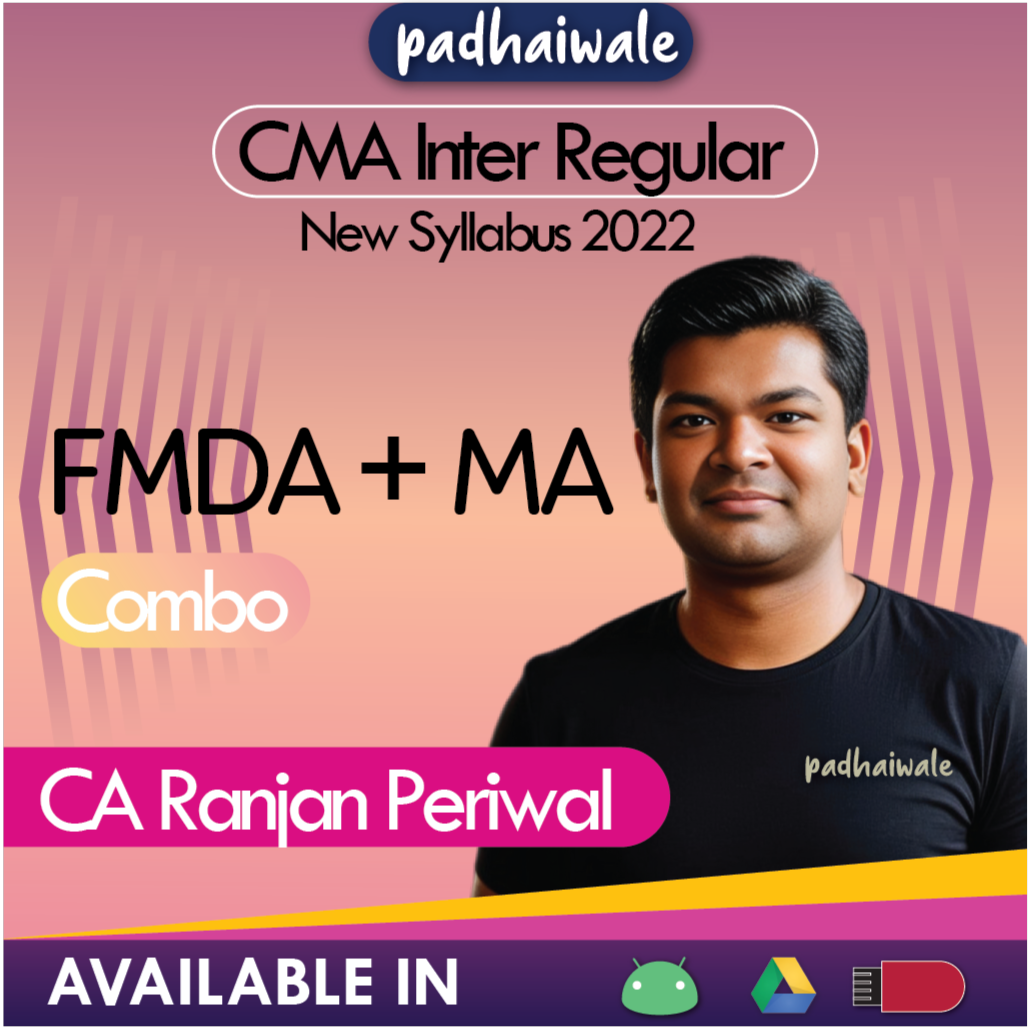 CMA Inter FM DA + MA Combo ranjan periwal