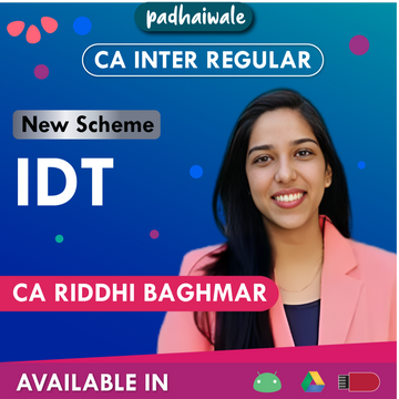 CA Inter IDT Safal Batch Riddhi Baghmar